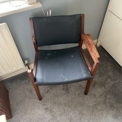 Wooden mid century chair