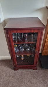 Glass door cabinet