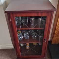 Glass door cabinet