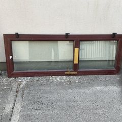 Front door and frame wit glass