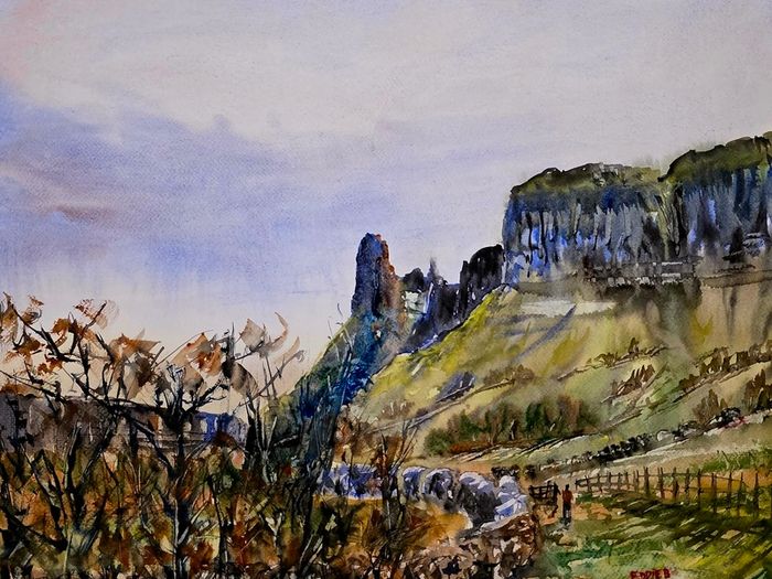 hags leap Leitrim watercolour