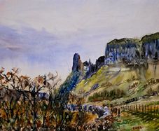 hags leap Leitrim watercolour