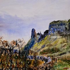 hags leap Leitrim watercolour