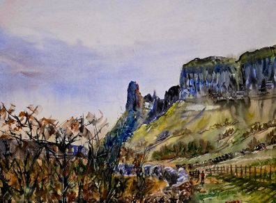 hags leap Leitrim watercolour