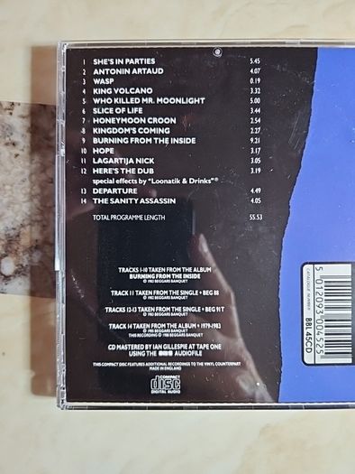 Bauhaus CD - Burning From The Inside