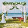 Huryfox Artificial Flowers Garlands - 2 Strand 230cm Long Artificial Flower Vines for Decorations, Faux White Rose Floral Arch with Realistic Design for Home, Garden, Indoor/Outdoor Weddings, Parties Image 4