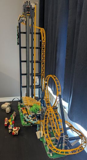 Loop Coaster Lego Set - Complete with instructions + Powered Up Elements