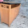 Solid White Oak Sideboard Granite top Image 3