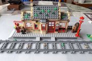 Retired Lego Bundle: Hogwarts Express Train Set with Hogsmeade Station #76423 &amp; Lego Trains 40th Anniversary Set #40370