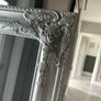 Large silver antique style mirror Image 5