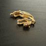 18k gold pendant cat / panther with diamonds Image 5