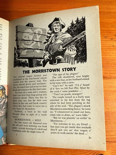Vintage annual: 'Hawkeye And The Last of the Mohicans'