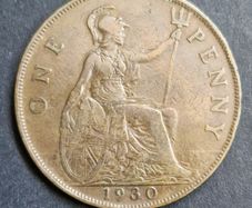 GB 1930 Penny coin