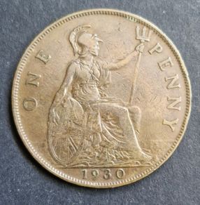 GB 1930 Penny coin