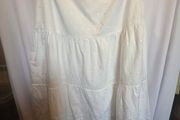 vintage Warehouse white midi skirt