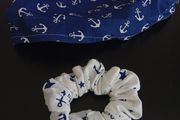 2 Items Handmade Set: Bandana + Scrunchie