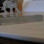 reindeer glass ornament Image 5