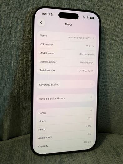 Iphone 16 Pro 128gb Unlocked Brand New Battery