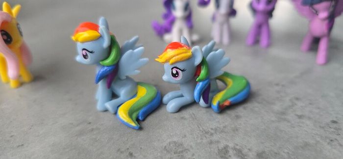 7 x HTF Tiny Mini Figures 1.5inch MLP G4 My Little Pony