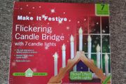 Traditional Plug in Flickering Light Candle Bridge