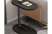 MODERN BLACK Compact Sofa Side End Table Coffee Laptop Table
