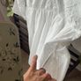 dress Zara white Broderie anglaise dress size large Image 7