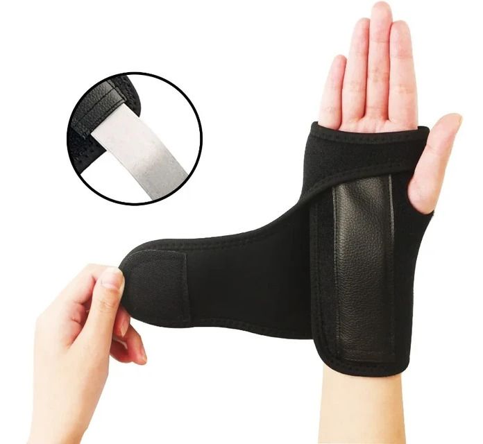 1x Adjust Splint Sprains Arthritis Band Bandage Orthopedic Hand Brace Wrist Support Finger Splint Carpal Tunnel Syndrome
