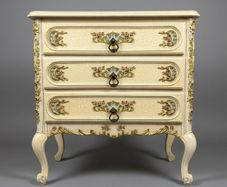 Charming French Vintage Armoire Chest of Drawers
