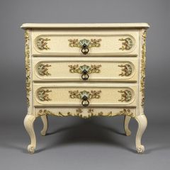 Charming French Vintage Armoire Chest of Drawers