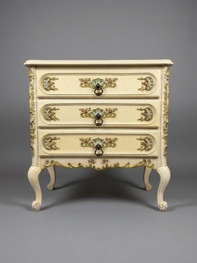 Charming French Vintage Armoire Chest of Drawers