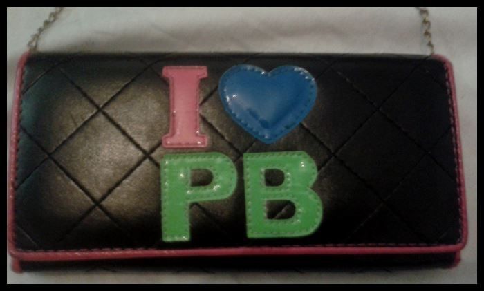 2 x "Pauls Boutique" Purse / Wallet /Clutch Bags both with Hidden Gold Chain Shoulder / Wrist Strap.