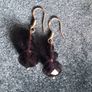 Sterling silver drop earrings Image 3