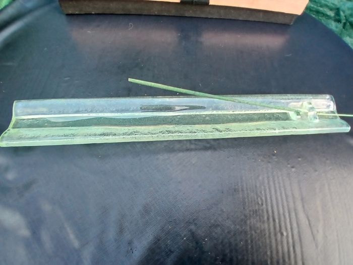 Vintage Incense Sticks Glass Holder