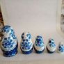 Vintage Signed Hand Painted Russian Nesting Dolls Image 2