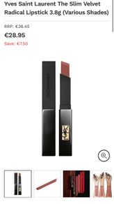 Yves Saint Laurent The Slim Velvet Radical Lipsticks YSL in 28 and 308