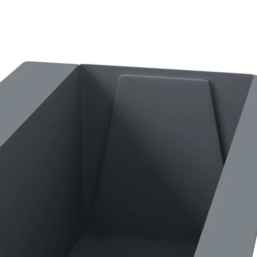Flower Boxes for Euro Pallets 12 pcs Grey 36x13.5x9.5 cm PP