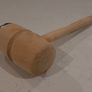 Meat Mallet Tenderiser | Wooden Kitchen Hammer Image 3