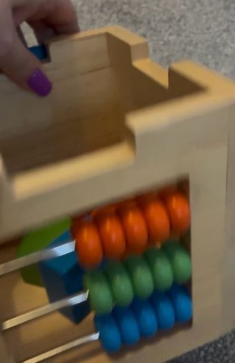 Wooden Activity Cube