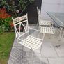 Garden table, 4 chairs, cast iron Image 5