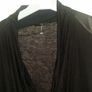 Brand new Zara W&B Collecion black drape neck sleveless top size UK12 EU40 Postage included Image 2