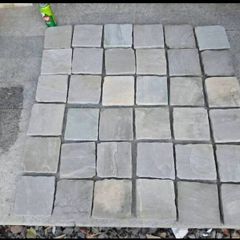 Sandstone Cobble Stone Paving - 220 Square Yards