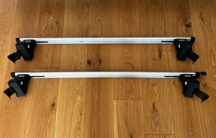 Thule Aluminium Roof Bars - Fits Honda Accord 7 - Lockable (Key Included)