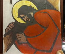 Stations of the Cross 1970s made of plaster, D18