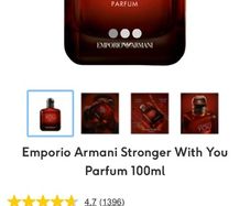 Armani Stronger with You 100ml parfum for him