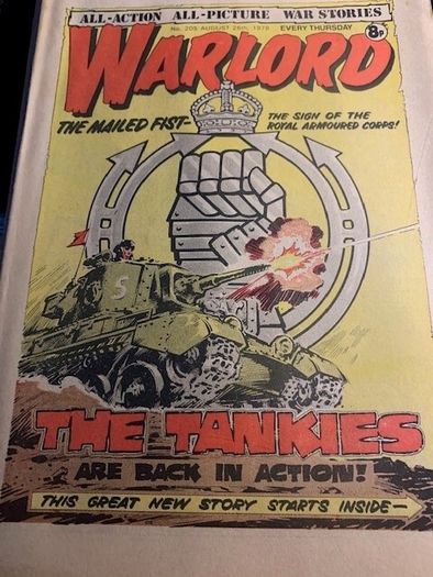Warlord Comics x 10- Issues 175,179, 184,185,186,197,203,204, 205,208,- Jan 28th 1978- Sept 16th 1978 DC Thomson- Vintage UK Comics