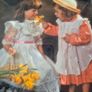 Vintage Framed Art print Betty Morris Hamilton Image 3