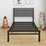 Single Bed Frame with Storage, 3ft Upholstered Bed Frame Image 4