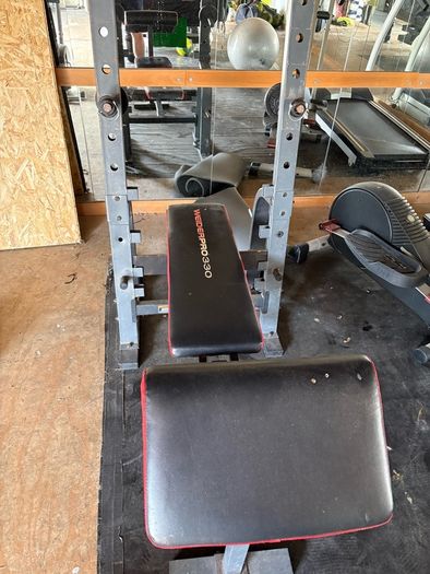 Home Gym weights bench bike