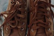 Leather Converse Chuck Taylor All Star Boot PC Hi Raw Sugar Brown  Size UK 7 / EUR 40