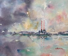 poolbeg watercolour